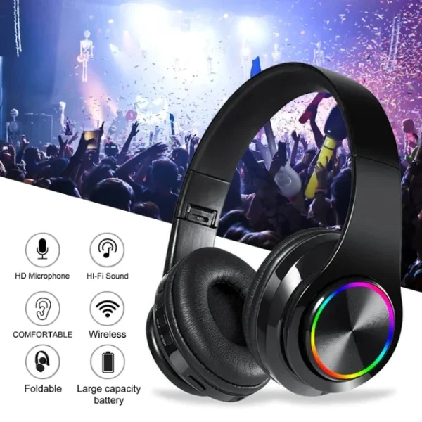 Мултифункционални слушалки B39 STEREO BASS - Image 4