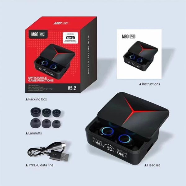 Безжични слушалки M90 PRO TWS - Image 6