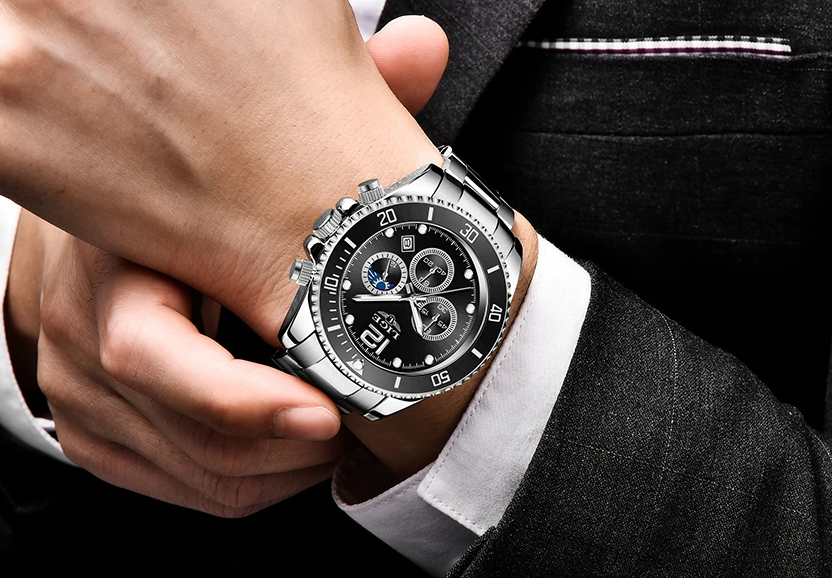 LIGE Eclipse 45 – луксозен хронограф с moonphase | Premium - Image 2